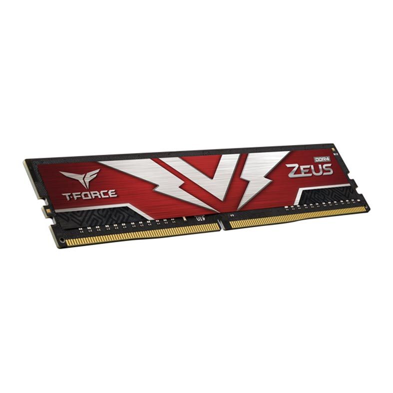 Memoria Team Group T-Force Zeus, 16GB(1x16GB),DDR4, 2666MHz, C19, Vermelho, TTZD416G2666HC1901