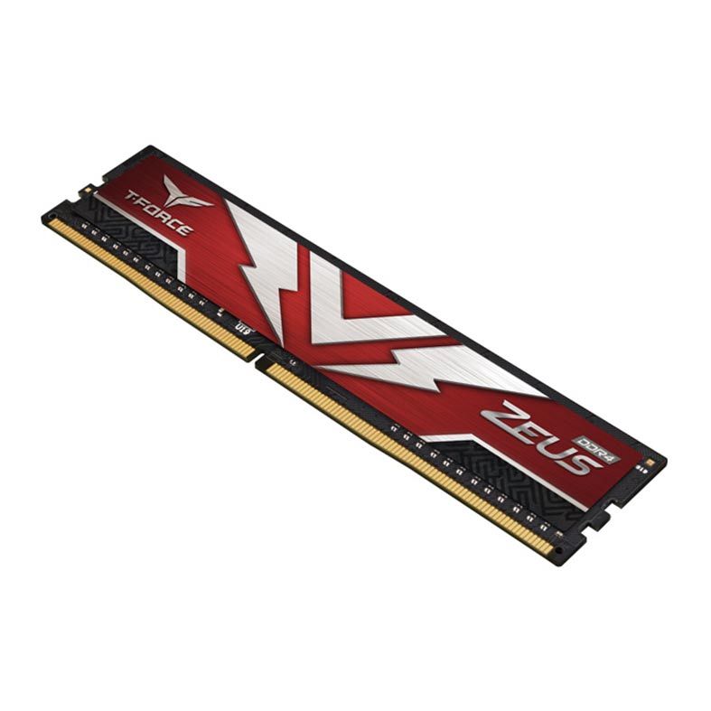 Memoria Team Group T-Force Zeus, 16GB(1x16GB),DDR4, 2666MHz, C19, Vermelho, TTZD416G2666HC1901