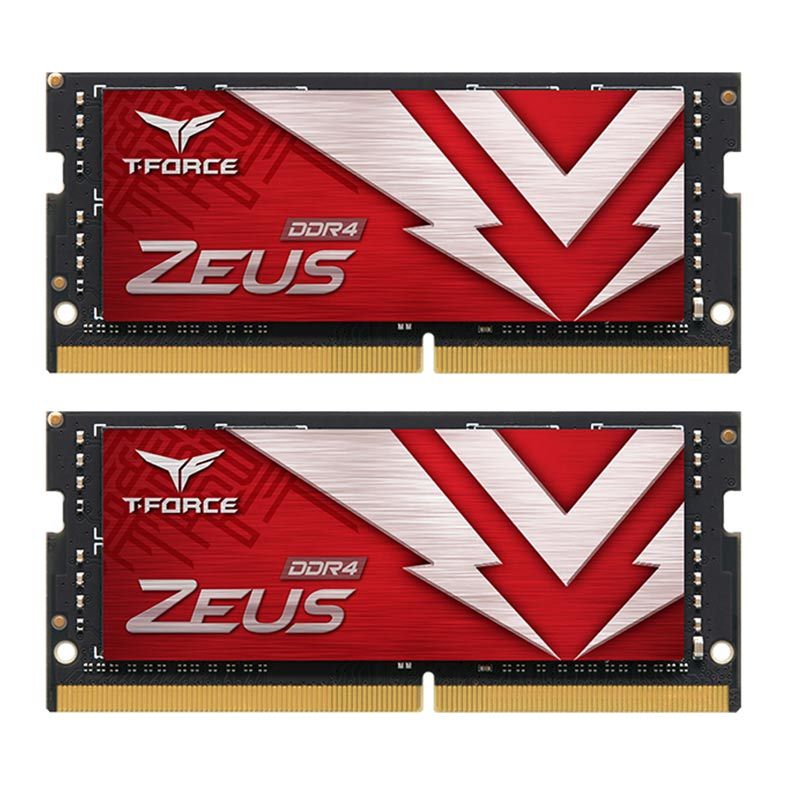 Memoria Para Notebook Team Group T-Force Zeus 32GB (2x16) DDR4 2666MHz, TTZD432G2666HC19DC-S01