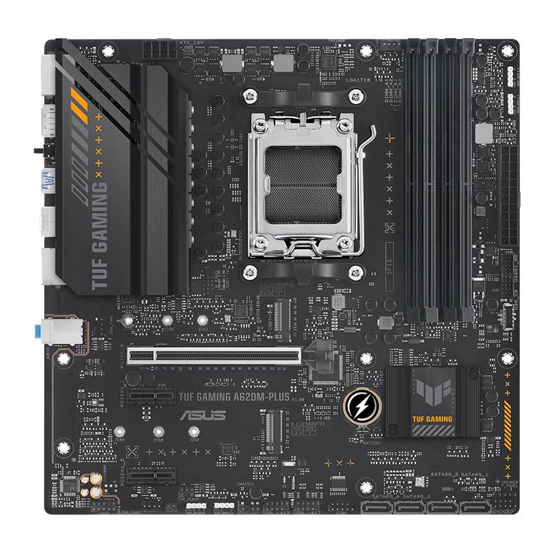 Placa Mae Asus TUF Gaming A620M-PLUS, DDR5, Socket AMD AM5, M-ATX, Chipset AMD A620, TUF-GAMING-A620M-PLUS