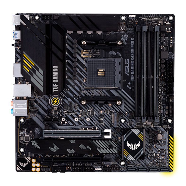 Placa Mae Asus TUF Gaming B450M-PRO S, DDR4, Socket AMD AM4, M-ATX, Chipset AMD B450, TUF-GAMING-B450M-PRO-S