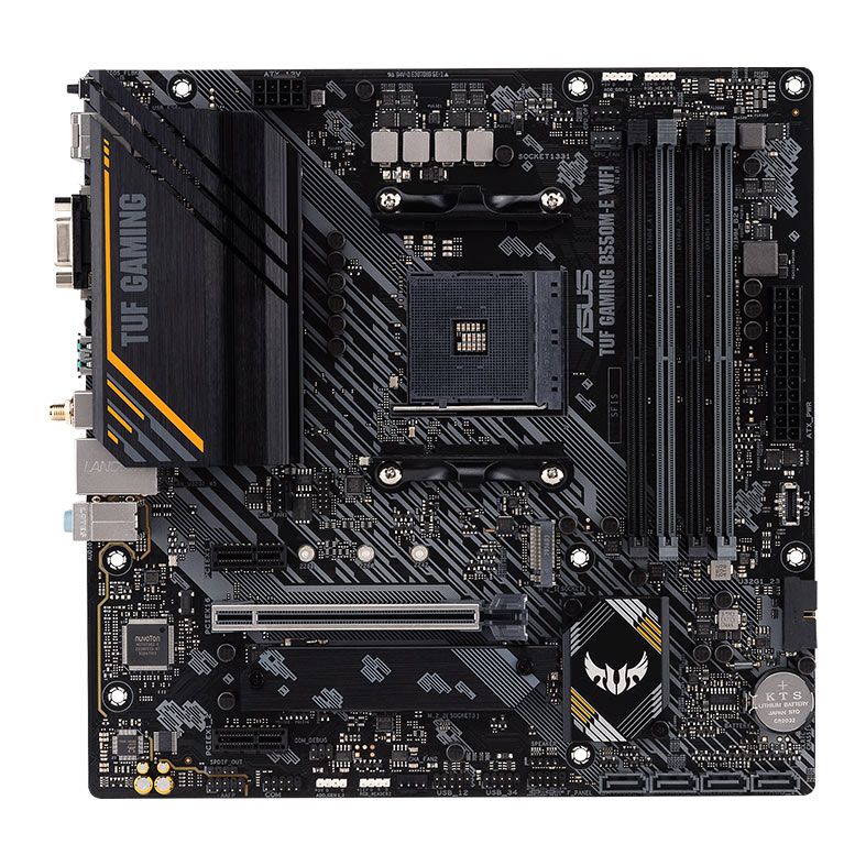 Placa Mae Asus TUF Gaming B550M-E WI-FI, DDR4, Socket AM4, Chipset AMD B550, TUF GAMING B550M-E WIFI