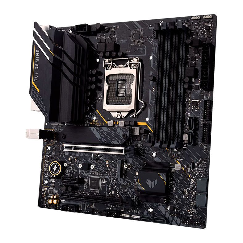 Placa Mae Asus TUF Gaming B560M-E, DDR4, Socket LGA1200, M-ATX, Chipset Intel B560, TUF GAMING B560M-E