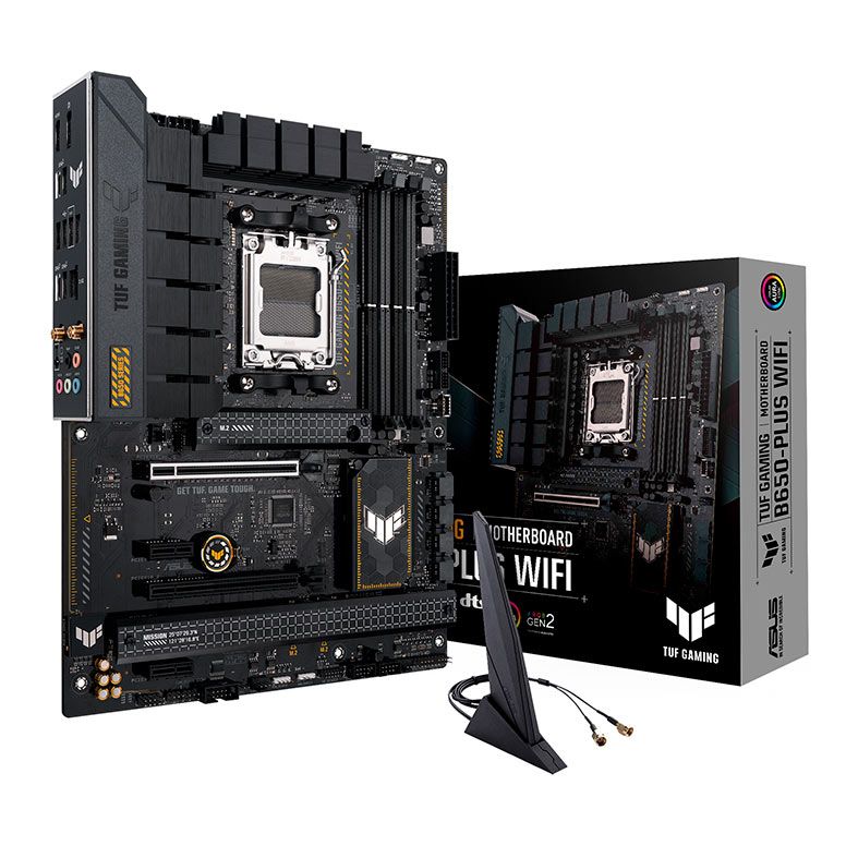 Placa Mae Asus Tuf Gaming B650-Plus WIFI, DDR5, Socket AMD AM5, ATX, Chipset AMD B650, TUF-GAMING-B650-PLUS-WIFI