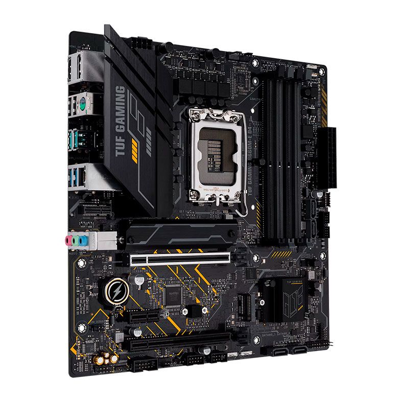 Placa Mae Asus TUF Gaming B660M-E D4, DDR4, Socket LGA1700, M-ATX, Chipset Intel B660, TUF GAMING B660M-E D4