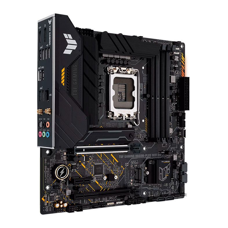 Placa Mae Asus TUF Gaming B660M-PLUS WIFI D4, DDR4, Socket LGA1700, M-ATX, Chipset Intel B660, TUF GAMING B660M-PLUS WIFI D4