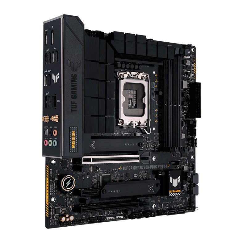 Placa Mae Asus TUF Gaming B760M-Plus WIFI D4, DDR4, Socket LGA1700, M-ATX, Chipset Intel B760, TUF-GAMING-B760M-PLUS-WIFI-D4