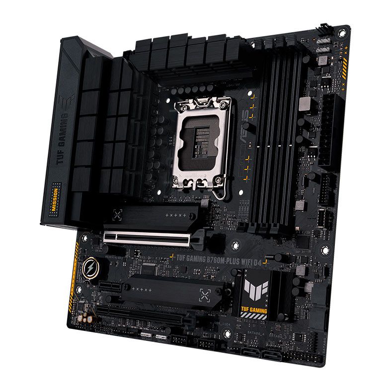 Placa Mae Asus TUF Gaming B760M-Plus WIFI D4, DDR4, Socket LGA1700, M-ATX, Chipset Intel B760, TUF-GAMING-B760M-PLUS-WIFI-D4