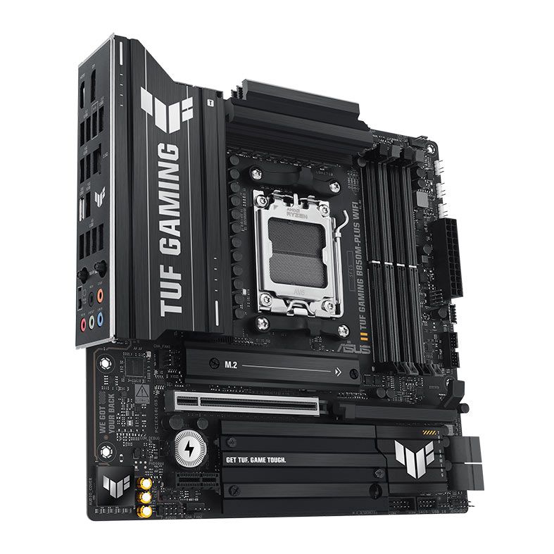 Placa Mae Asus TUF Gaming B850M-Plus WiFi, DDR5, Socket AMD AM5, M-ATX, Chipset AMD B850, TUF-GAMING-B850M-PLUS-WIFI