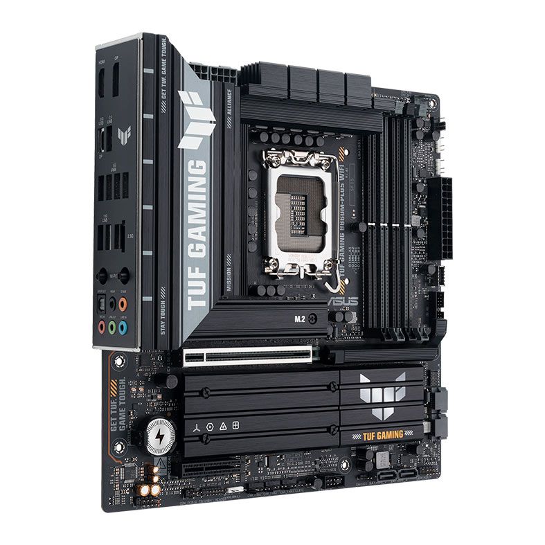 Placa Mae Asus TUF Gaming B860M-Plus WiFi, DDR5, LGA1851, M-ATX, Chipset Intel B860, TUF-GAMING-B860M-PLUS-WIFI