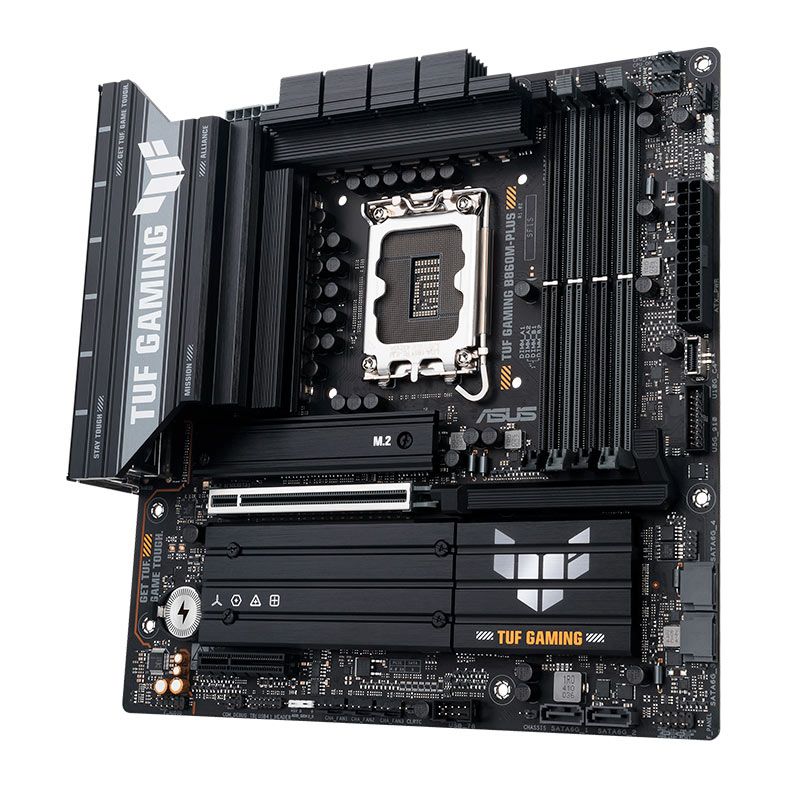 Placa Mae Asus TUF Gaming B860M-Plus, DDR5, LGA1851, M-ATX, Chipset Intel B860, TUF-GAMING-B860M-PLUS