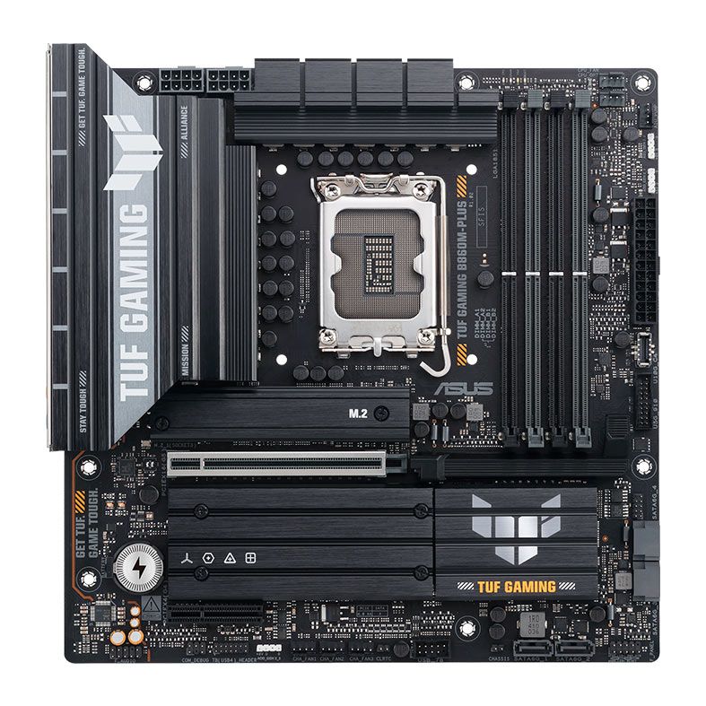 Placa Mae Asus TUF Gaming B860M-Plus, DDR5, LGA1851, M-ATX, Chipset Intel B860, TUF-GAMING-B860M-PLUS
