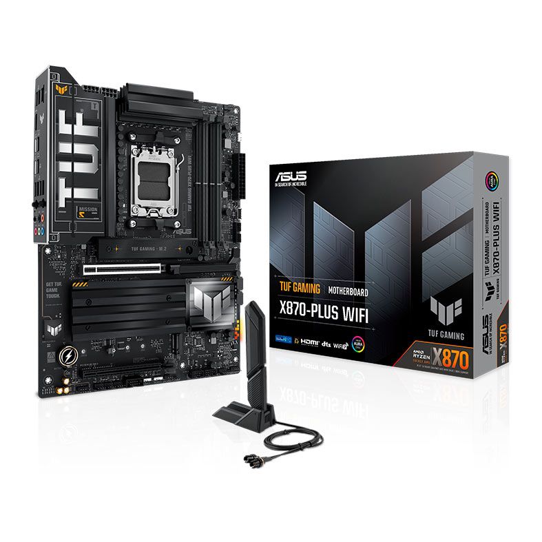 Placa Mae Asus TUF Gaming X870-Plus Wifi, DDR5, Socket AMD AM5, Chipset AMD X870, TUF-GAMING-X870-PLUS-WIFI