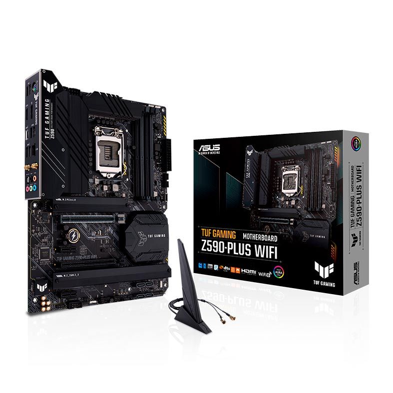 Placa Mae Asus TUF Gaming Z590 PLUS WI-FI DDR4 Socket LGA1200 Intel Z590