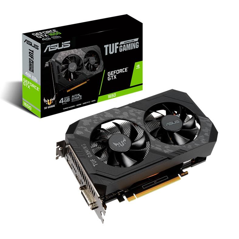 Placa de Video Asus GeForce GTX 1650 4GB GDDR6 TUF Gaming 128-bit, TUF-GTX1650-4GD6-GAMING