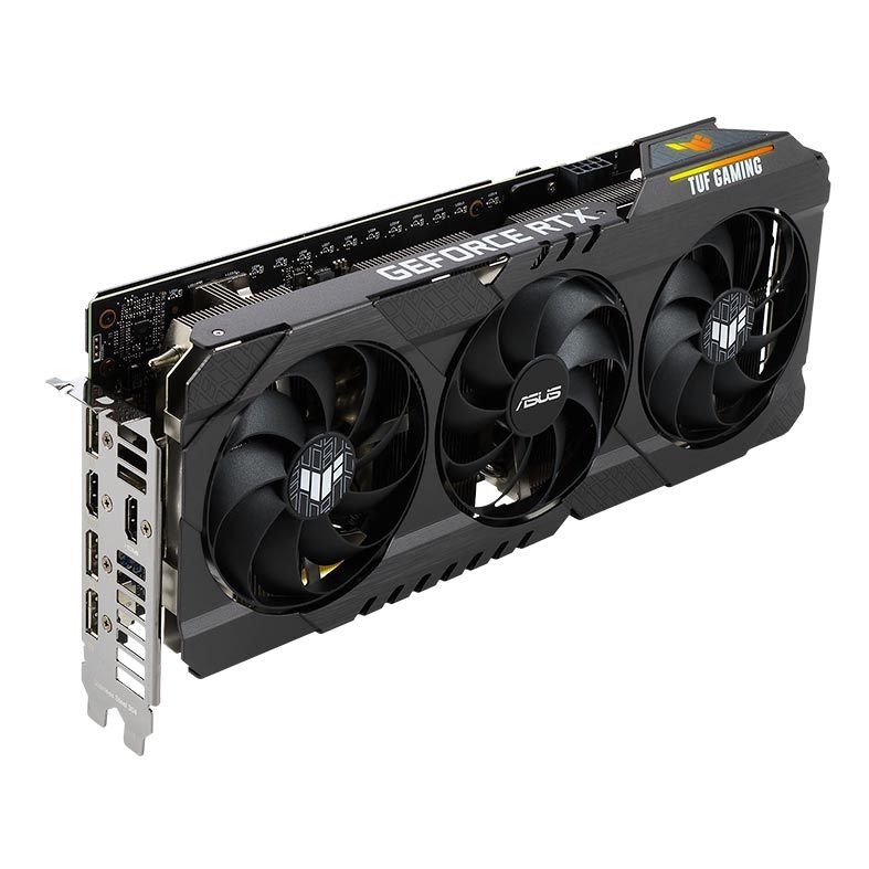 Placa de Video Asus GeForce RTX 3060 12GB GDDR6 TUF Gaming OC 192-bit, TUF-RTX3060-O12G-GAMING