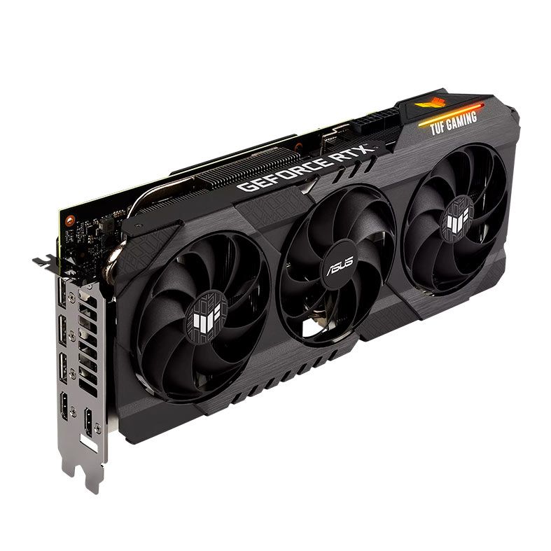 Placa de Video Asus GeForce RTX 3060 Ti TUF Gaming OC, LHR, 8GB, GDDR6X, 256-bit, TUF-RTX3060TI-O8GD6X-GAMING
