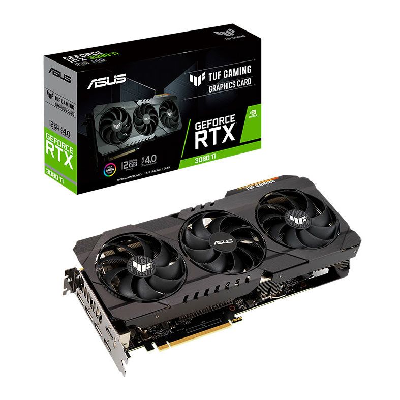 Placa de Video Asus GeForce RTX 3080 Ti TUF Gaming, LHR, 12GB, GDDR6X, 384-bit, TUF-RTX3080TI-12G-GAMING-NAC