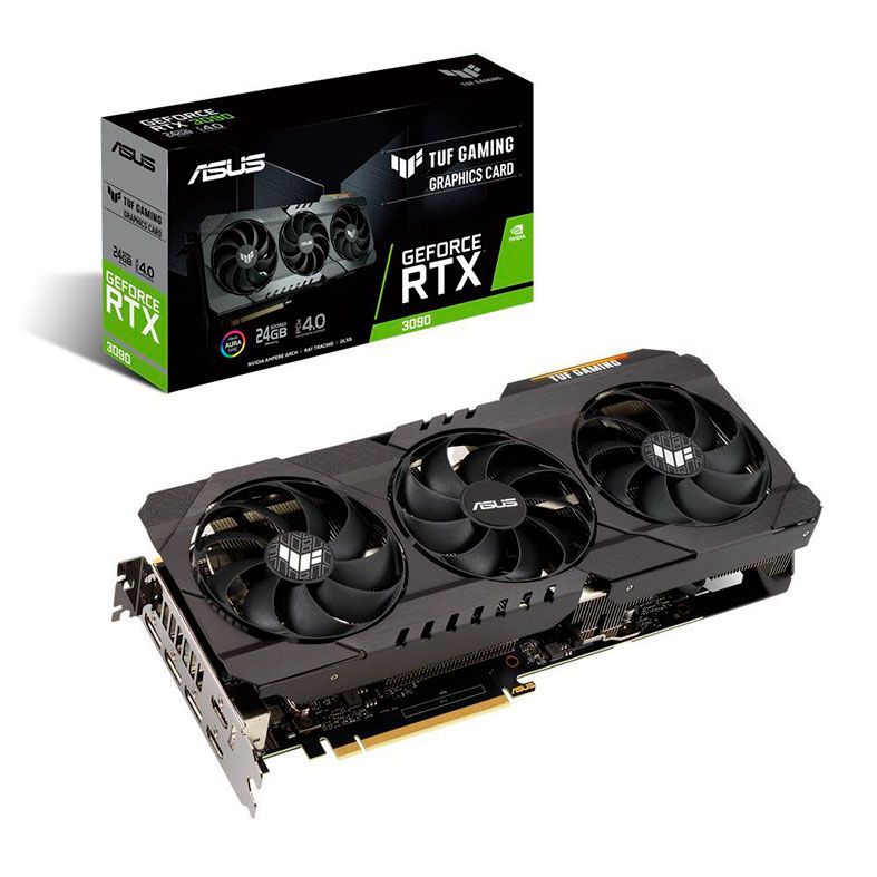 Placa de Video Asus GeForce RTX 3090 24GB GDDR6X TUF Gaming 384-bit, TUF-RTX3090-24G-GAMING
