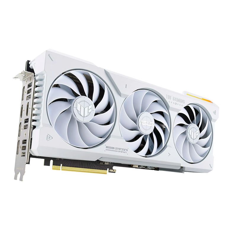 Placa de Video Asus GeForce RTX 4070 Ti Super TUF Gaming White OC Edition, 16GB, GDDR6X, 256-bit, TUF-RTX4070TIS-O16G-WHITE-GAMING