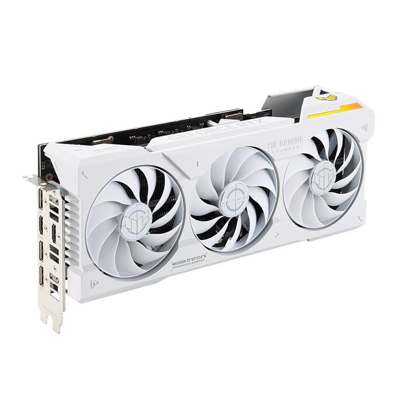 Placa de Video Asus GeForce RTX 4070 Ti Super TUF Gaming White OC Edition, 16GB, GDDR6X, 256-bit, TUF-RTX4070TIS-O16G-WHITE-GAMING