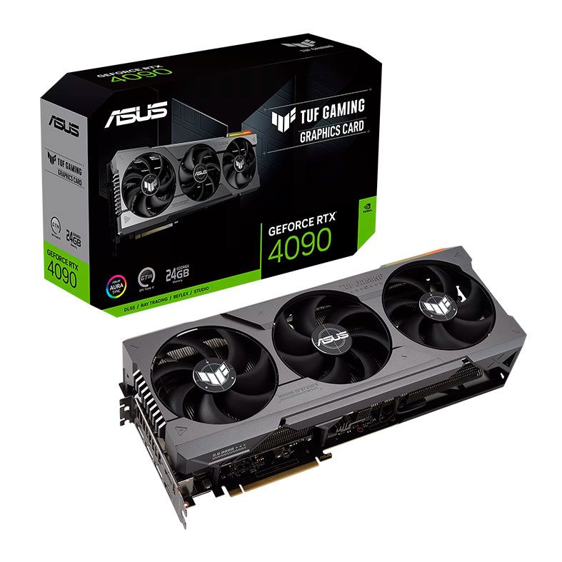 Placa de Video Asus GeForce RTX 4090 TUF Gaming, 24GB, GDDR6X, 384-bit, TUF-RTX4090-24G-GAMING