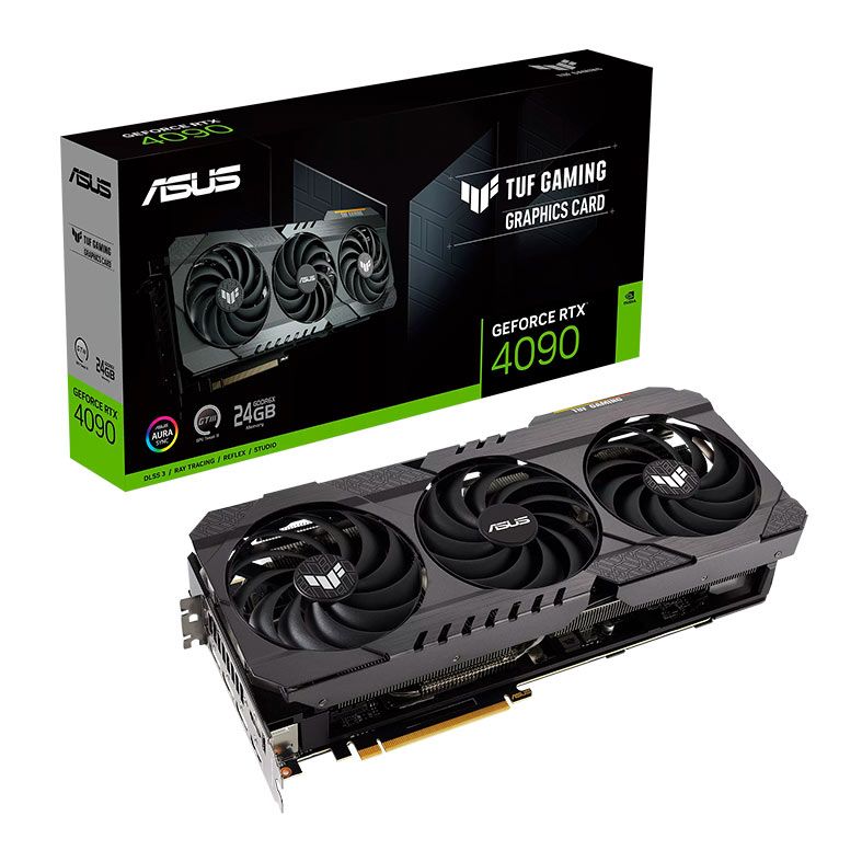 Placa de Video Asus GeForce RTX 4090 TUF Gaming, 24GB, GDDR6X, 384-bit, TUF-RTX4090-24G-OG-GAMING