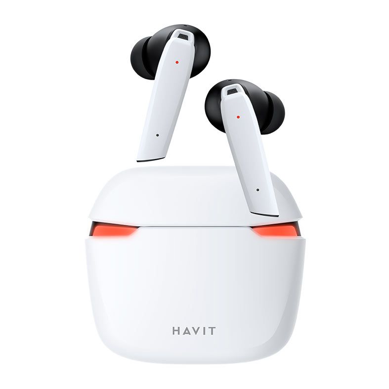 Fone de Ouvido Gamer Havit TW929 Pro, Bluetooth, Branco, HVTWS-TW929PRO-WH