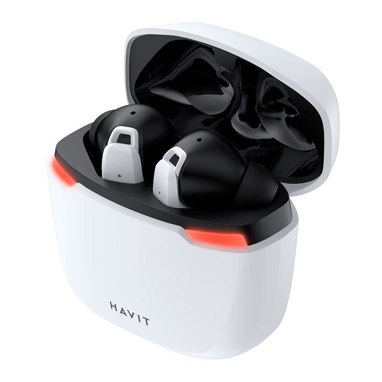 Fone de Ouvido Gamer Havit TW929 Pro, Bluetooth, Branco, HVTWS-TW929PRO-WH