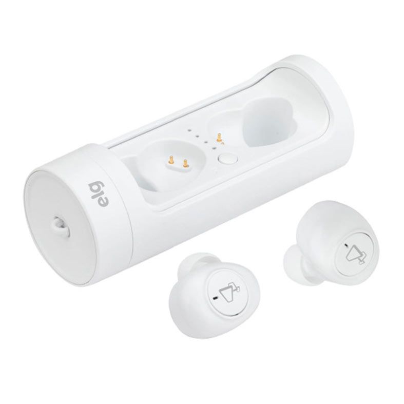 Fone de Ouvido TWS ELG  TWPRO2W, Wireless, Branco, TWPRO2W