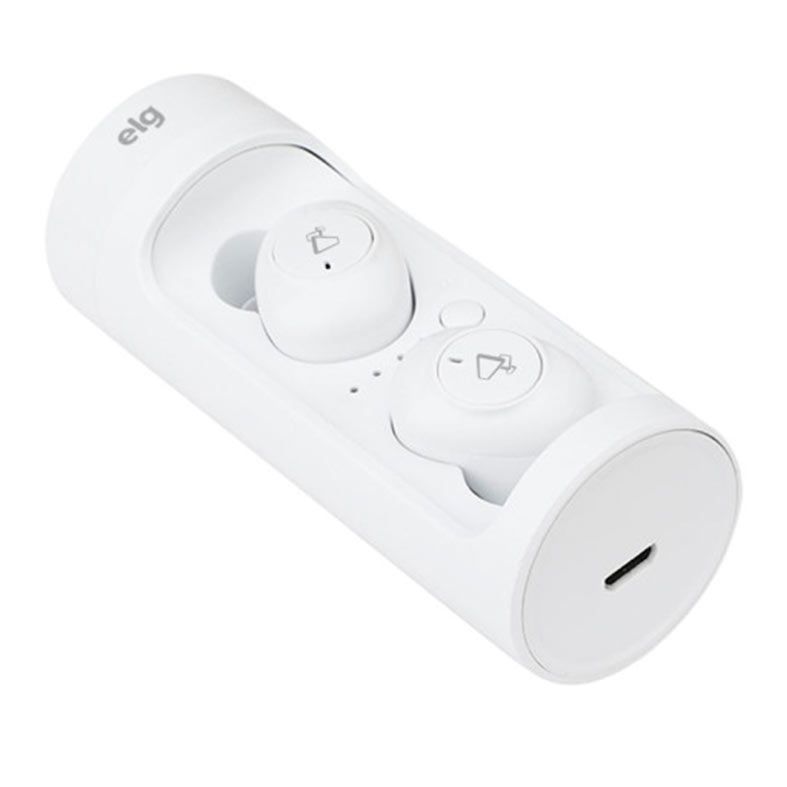 Fone de Ouvido TWS ELG  TWPRO2W, Wireless, Branco, TWPRO2W