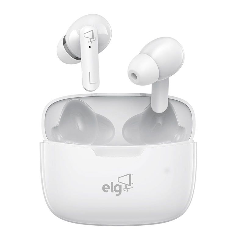Fone de Ouvido Intra-Auricular ELG TWS True, Wireless, Branco, TWPRO3S