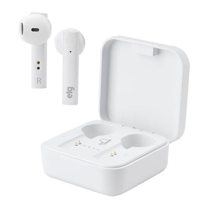 Fone de Ouvido TWS ELG  TWPRO4S, Wireless, Branco, TWPRO4S