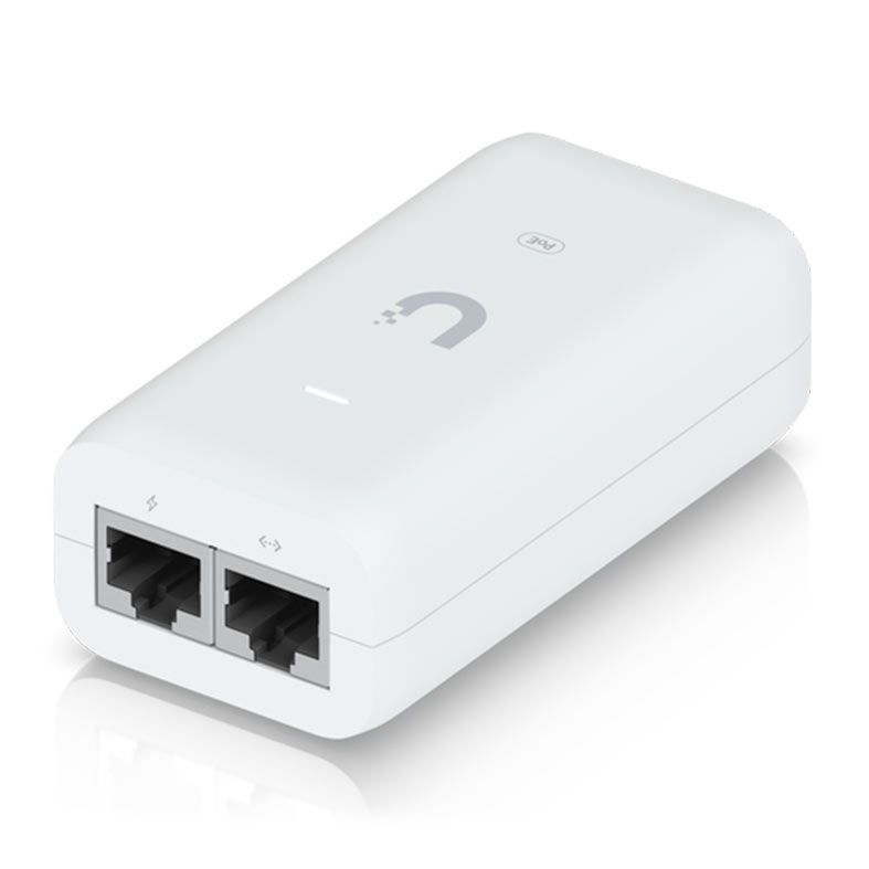 Fonte Injetor Poe Ubiquiti 15W, 48V, RJ45, Branco, U-POE-AF-BR