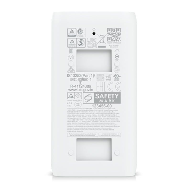 Fonte Injetor Poe Ubiquiti 15W, 48V, RJ45, Branco, U-POE-AF-BR