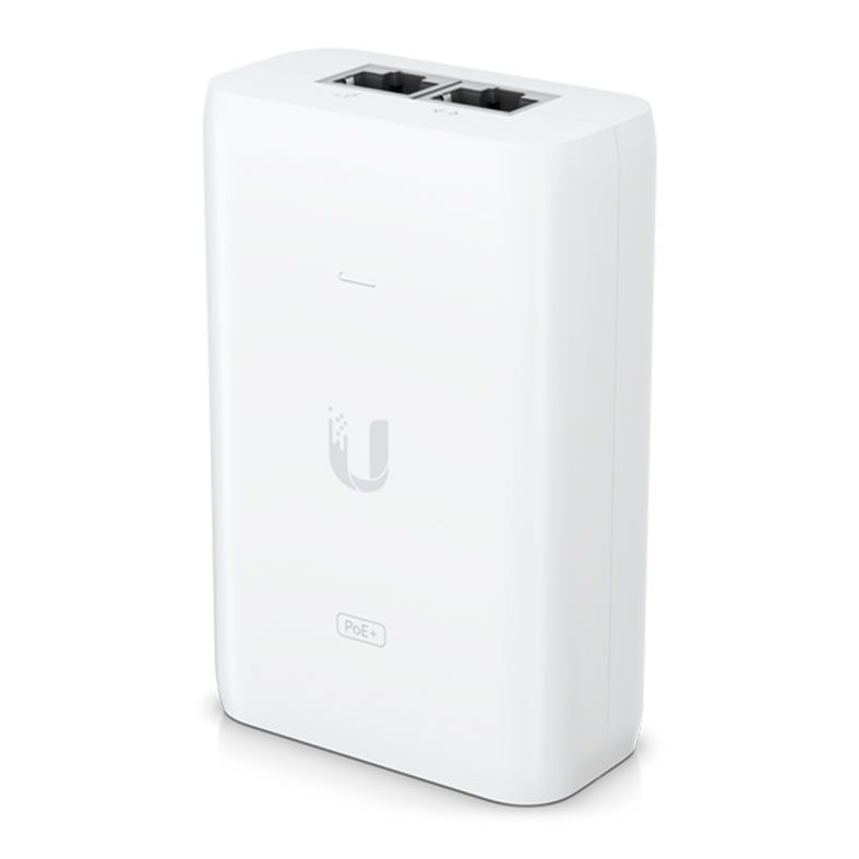 Fonte Injetor Poe Ubiquiti 30W, 48V, RJ45, Branco, U-POE-AT-BR