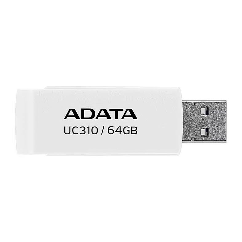 Pen Drive Adata UC310, 64GB, USB 3.2, Branco, UC310-64G-RWH