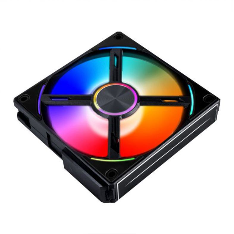 Ventoinha Lian Li Uni Fan AL120, 120mm, RGB, Preto, UF-AL120-1B