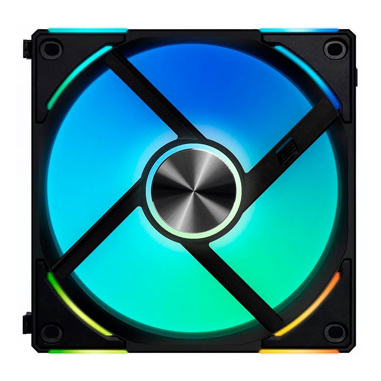 Kit Ventoinha Lian Li AL120 V2, RGB, 3x120mm, Preto, UF-AL120V2-3B