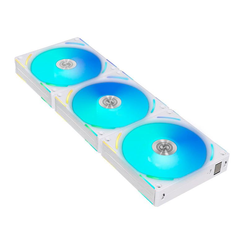 Kit Ventoinha Lian Li AL120 V2, RGB, 3x120mm, Branco, UF-AL120V2-3W