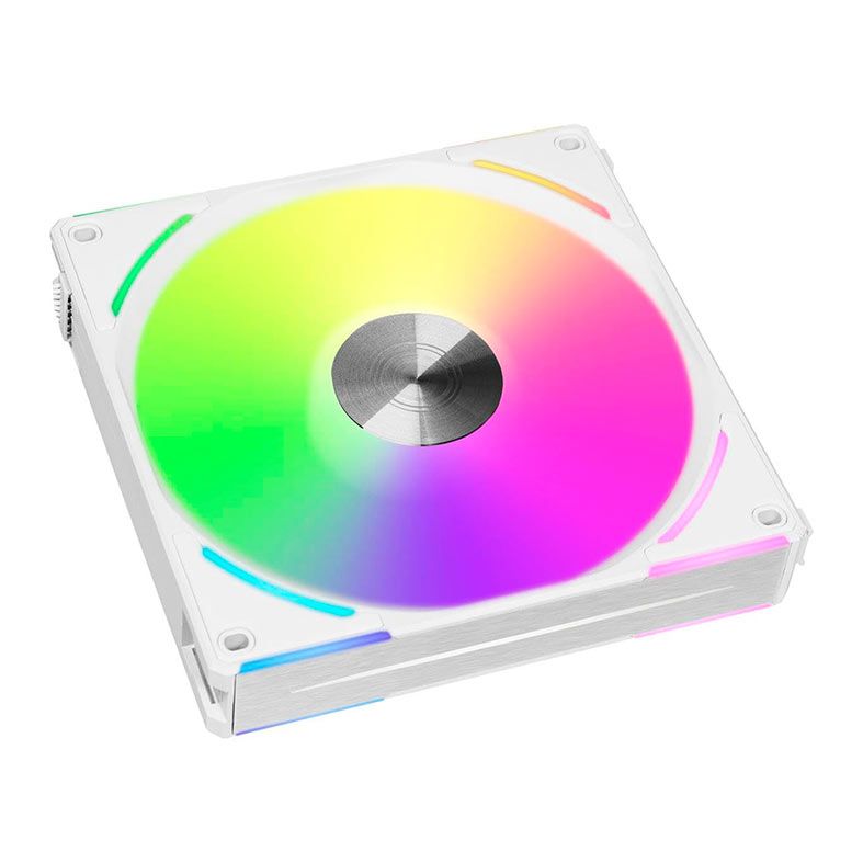 Ventoinha Lian Li AL140 V2, RGB, 140mm, Branco, UF-AL140V2-1W