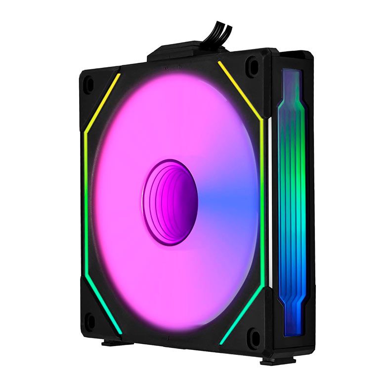 Ventoinha Lian Li Uni Fan SL-INF 120 Reverse, RGB, 120mm, Preta, UF-RSLIN120-1B