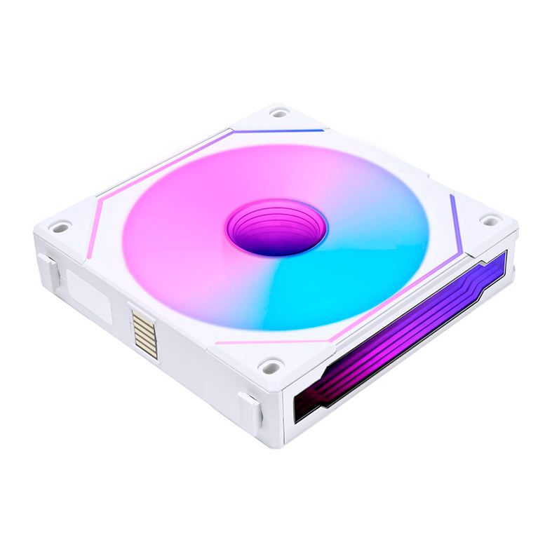 Ventoinha Lian Li Uni Fan SL-INF 120 Reverse, RGB, 120mm, Branca, UF-RSLIN120-1W