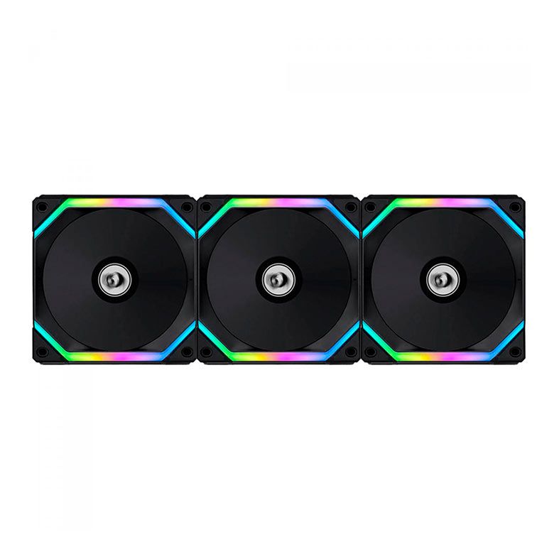 Kit Ventoinhas LIan Li Redragon Uni Fan SL120, RGB, 3x120mm, Preto, UF-SL120-3B-SI