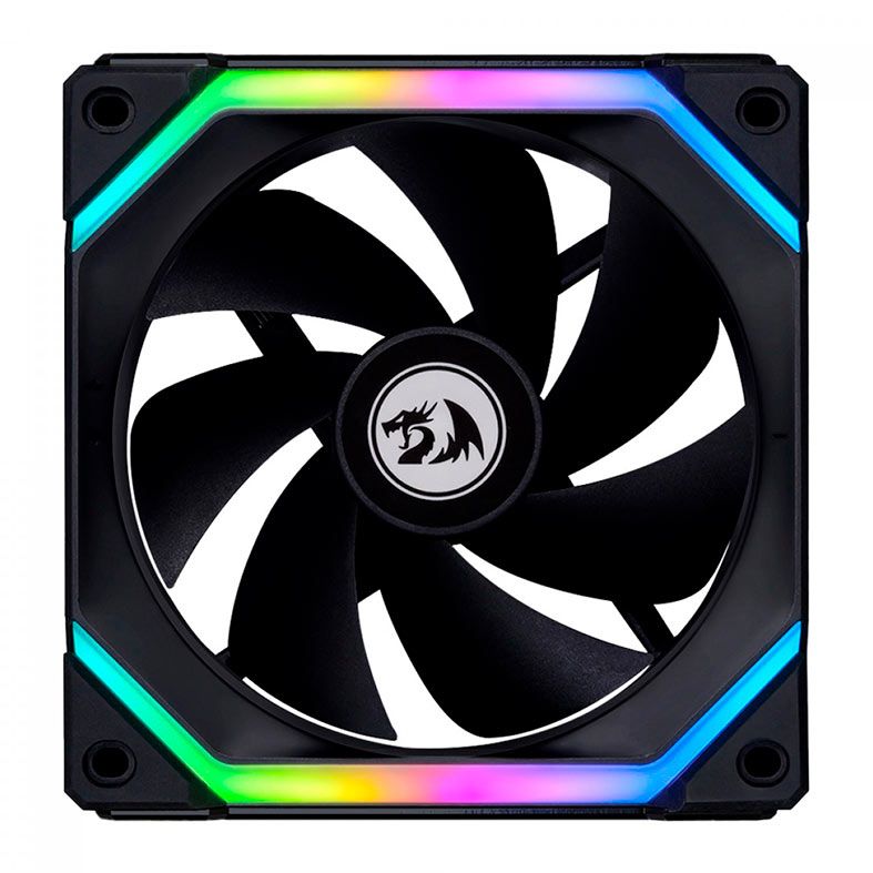 Kit Ventoinhas LIan Li Redragon Uni Fan SL120, RGB, 3x120mm, Preto, UF-SL120-3B-SI