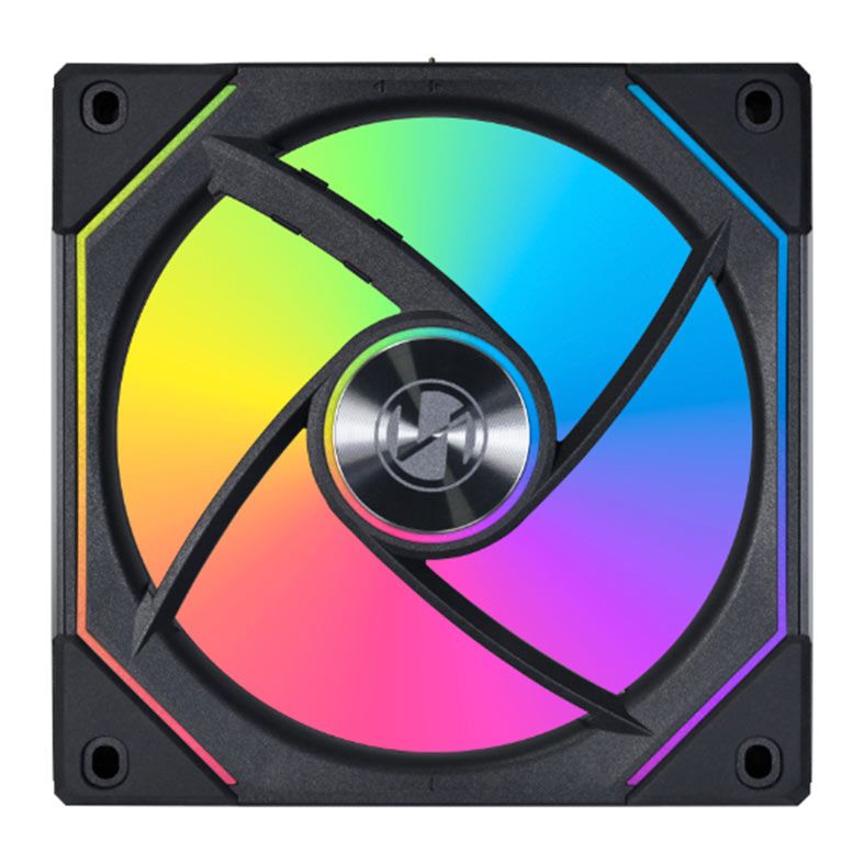 Kit Ventoinhas Lian Li Uni Fan SL-INF 120, 3x120mm, RGB, Preto, UF-SLIN120-3B
