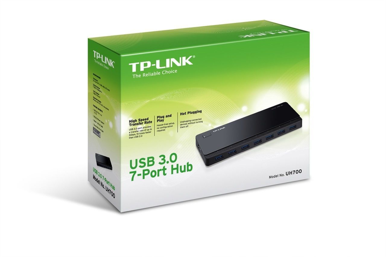 Hub TP-Link USB 3.0 7 Portas UH700 
