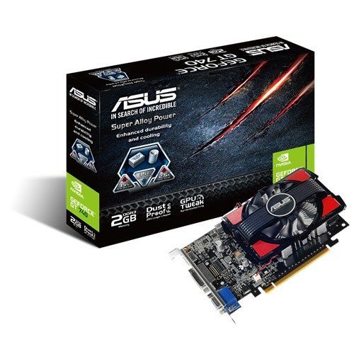 Placa de Video Asus GeForce GT 730 2GB 128-Bit, GT730-2GD3 - BOX 
