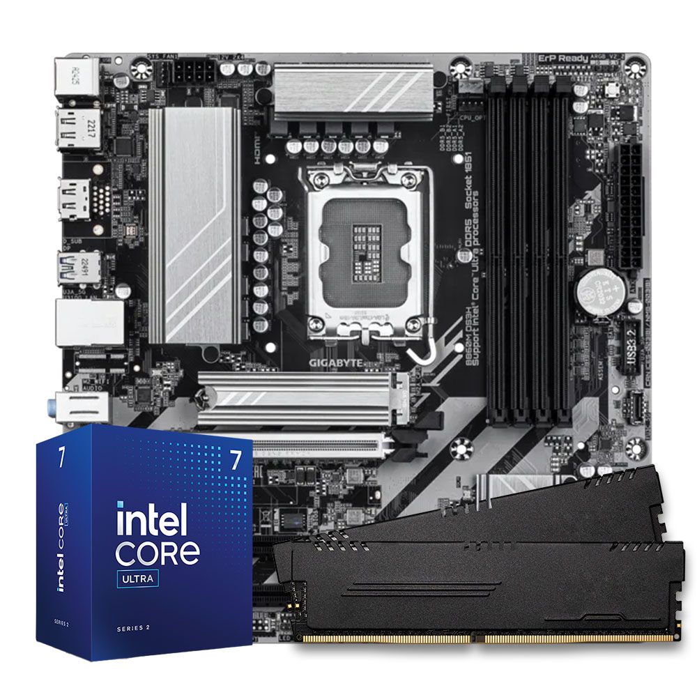Pichau Kit upgrade, Intel Core Ultra 7 265F, B860M DDR5, 16 GB