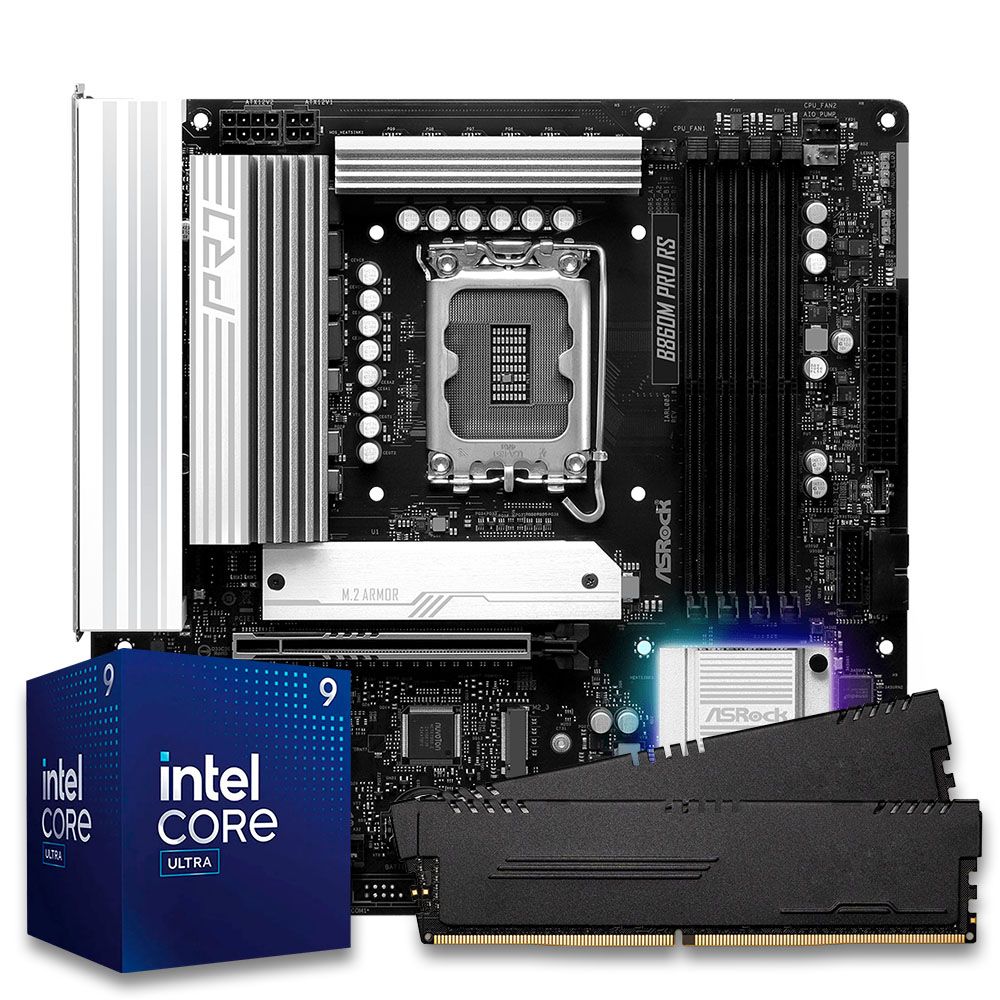 Pichau Kit Upgrade, Intel Core Ultra 9 285, B860M DDR5, 16GB